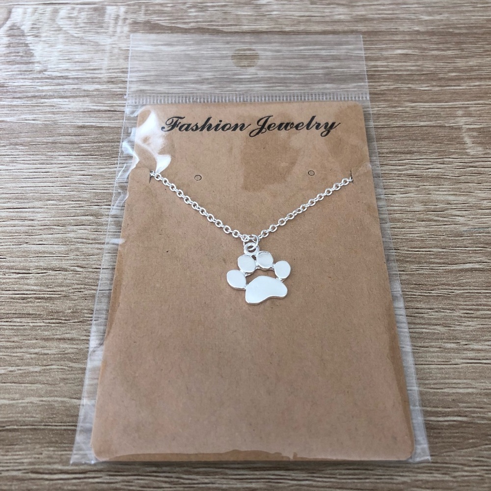 Paw Silver Necklace FIRM PRICE - Picture 3 of 4